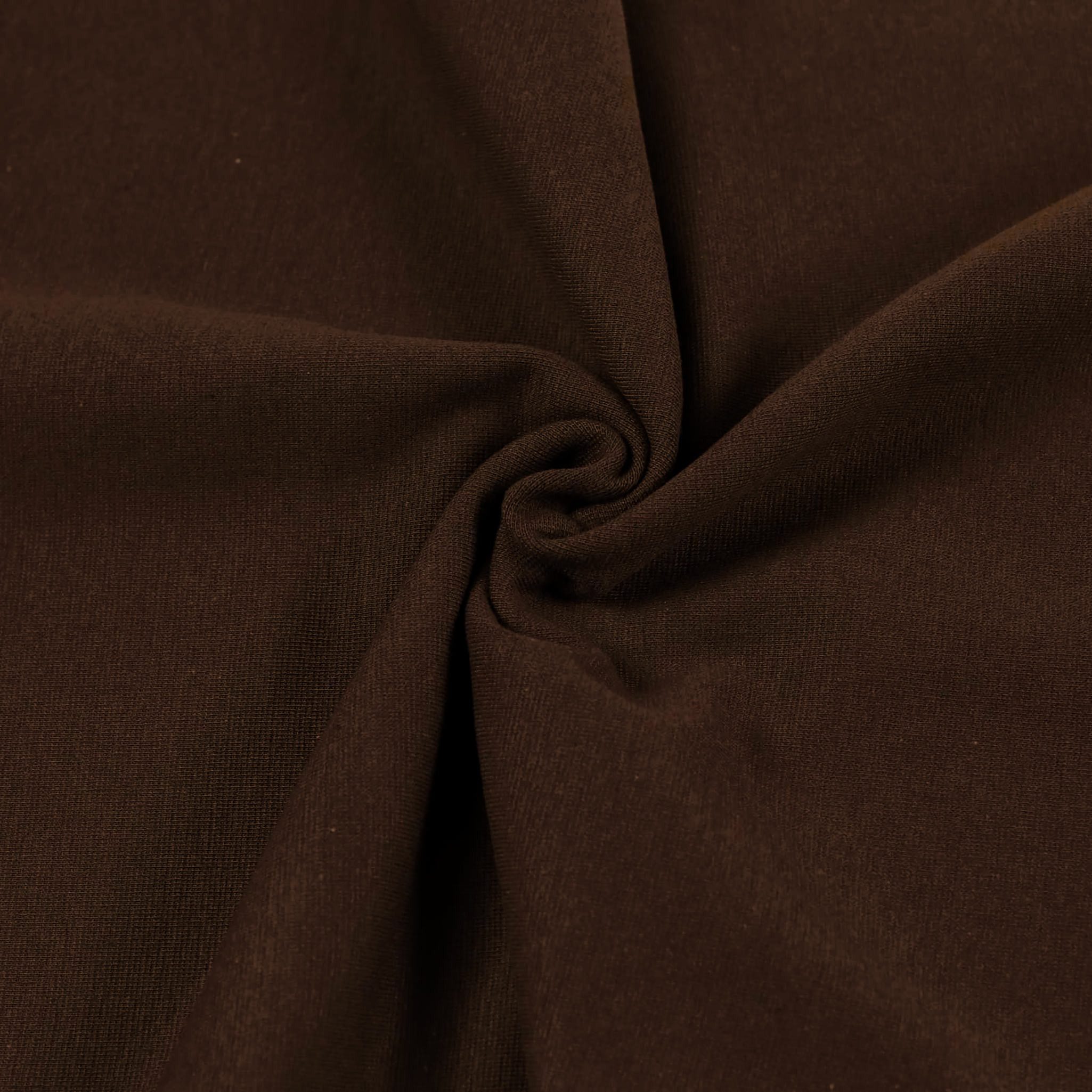 maDDma Stoff Bündchenstoff Schlauchware 35(70)cm breit Meterware ab 25cm Jersey, rehbraun