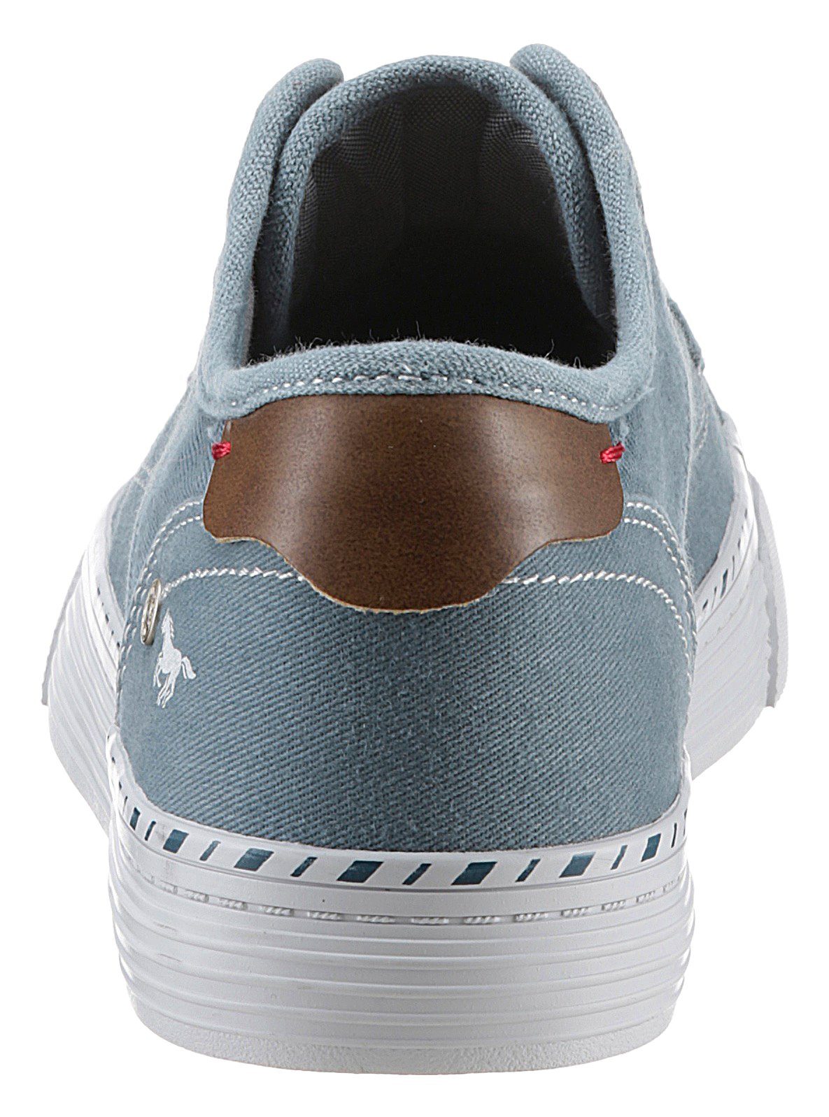 Mustang Shoes Slip-On Sneaker mit praktischem rauchblau Gummizug