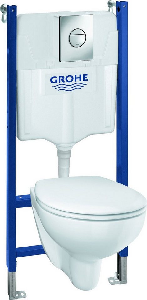 Thumbnail - Grohe WC-Komplettset Grohe Wand-WC Komplettset Solido Compact chrom