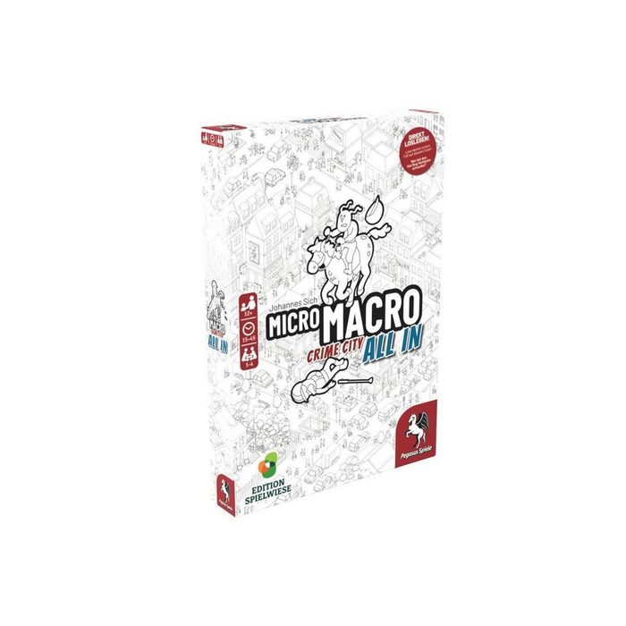 Pegasus Spiele Spiel 59062G - MicroMacro: Crime City 3 – All In Brettspiel ...