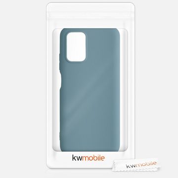 kwmobile Handyhülle Hülle für Xiaomi Redmi Note 10 / Note 10S, Hülle Silikon - Soft Handyhülle - Handy Case Cover - Arctic Night