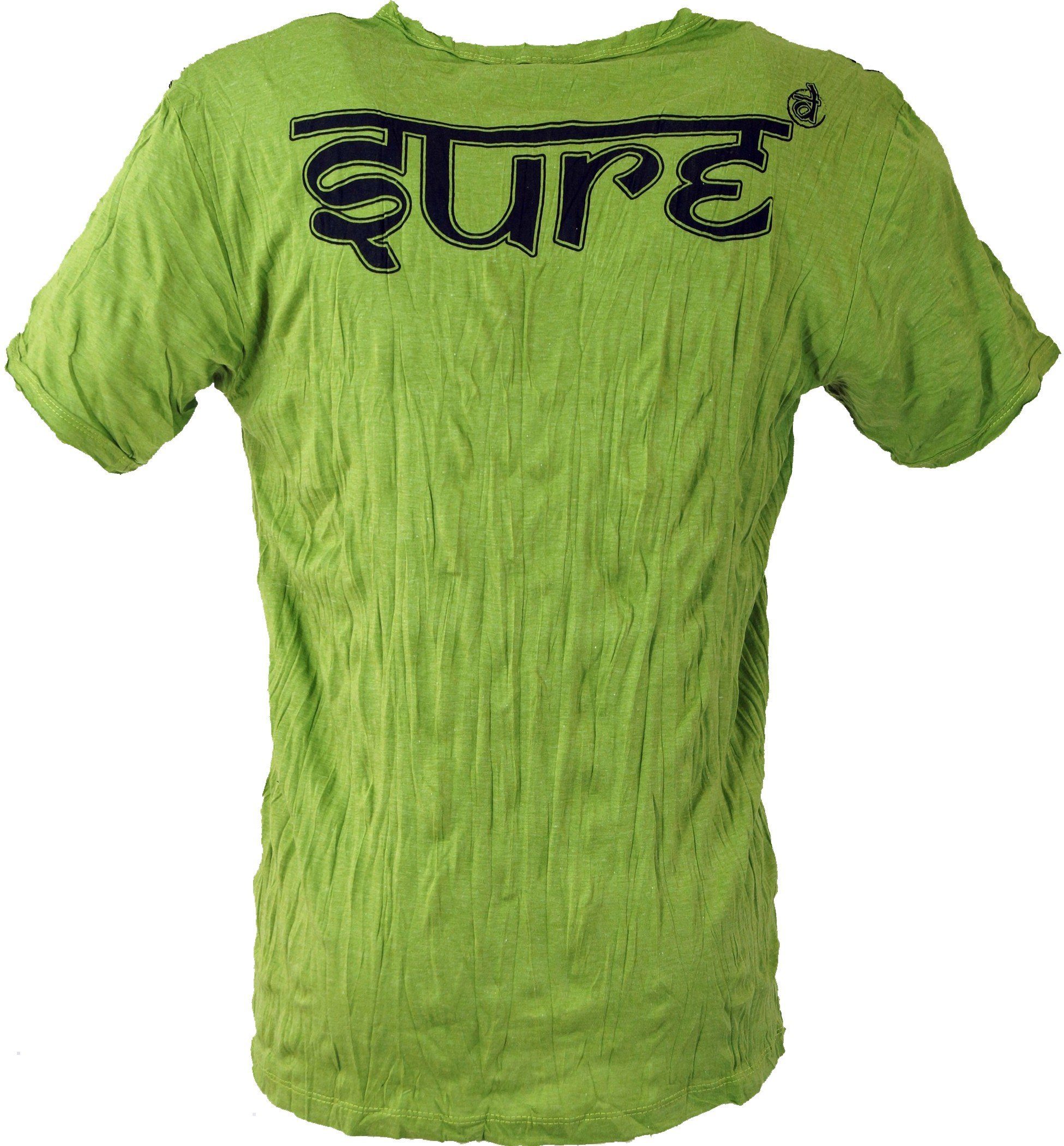 - T-Shirt Goa Bekleidung Ganesh alternative lemon Guru-Shop Style, Sure Festival, T-Shirt