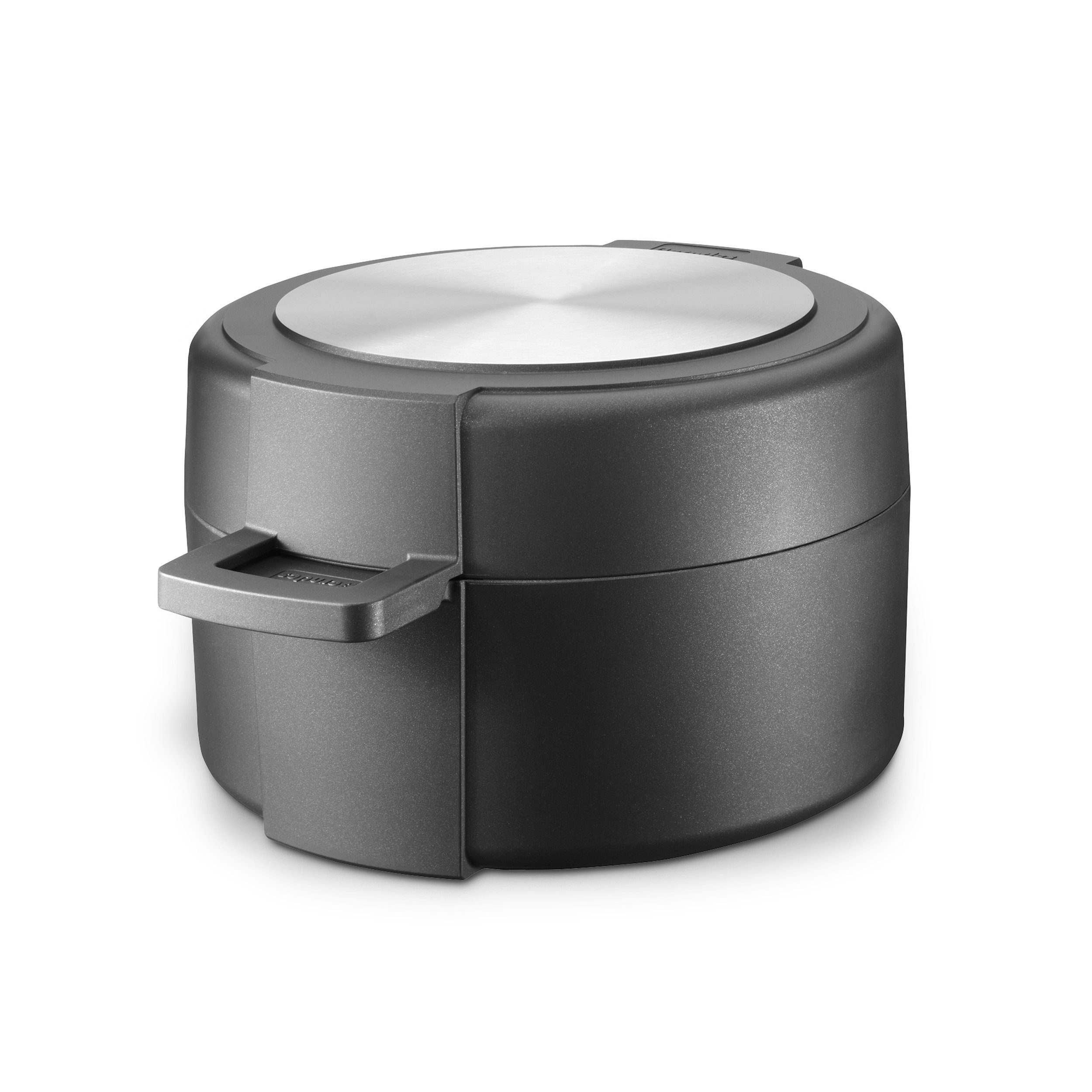 Berndes Bräter Servierpfanne Kochtopf Bräter 3 in 1 Set b.double round 24 cm, Aluminium, Aluminiumguss (3-tlg), Induktionsgeeignet