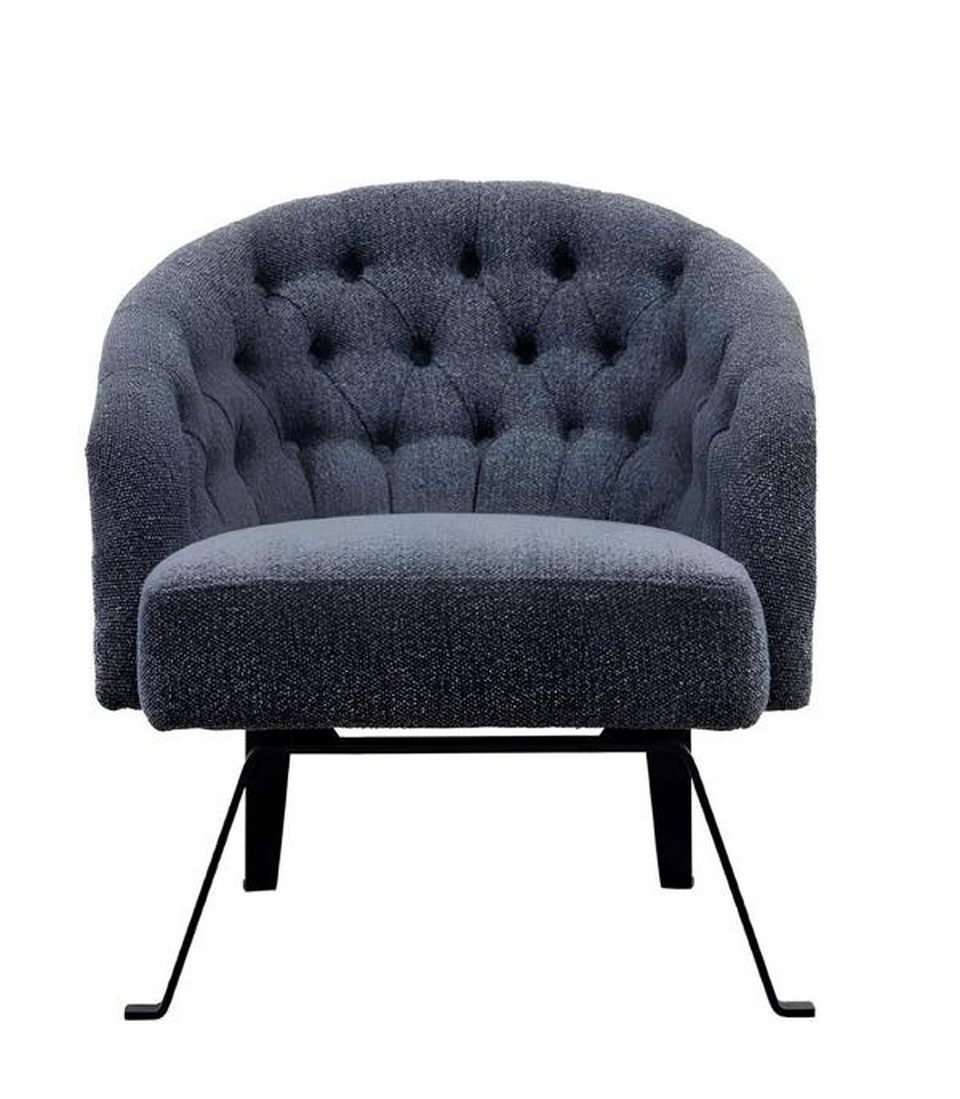 Xlmoebel Sessel XLMOEBEL Sessel in Schwarz mit hochwertigem Polsterstoff (1-St., Sessel), Made in Europa