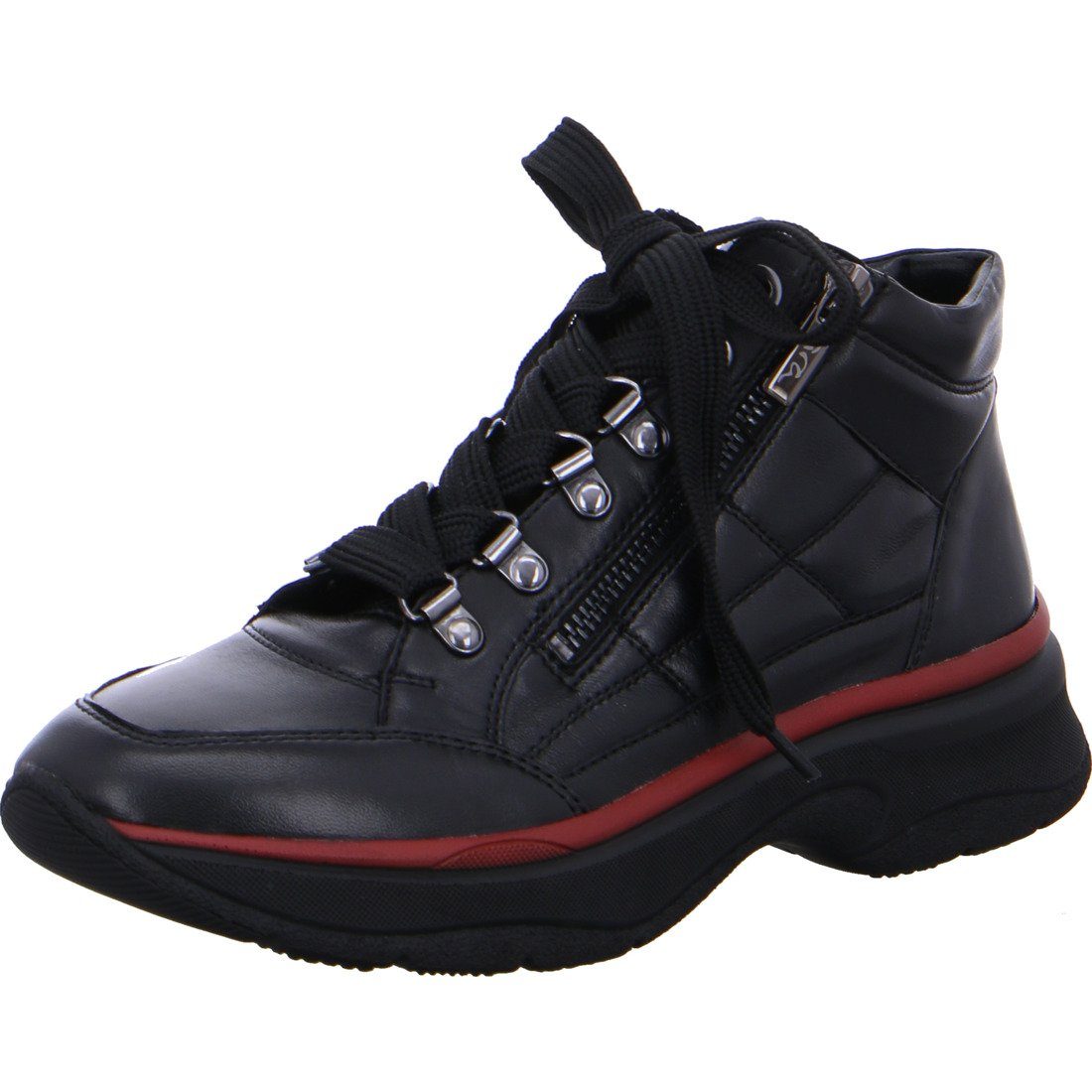 ARA Damen Nature Stiefelette Aus Leder – Flache Stiefelette Mit Wollfutter Für Herbst & Winter