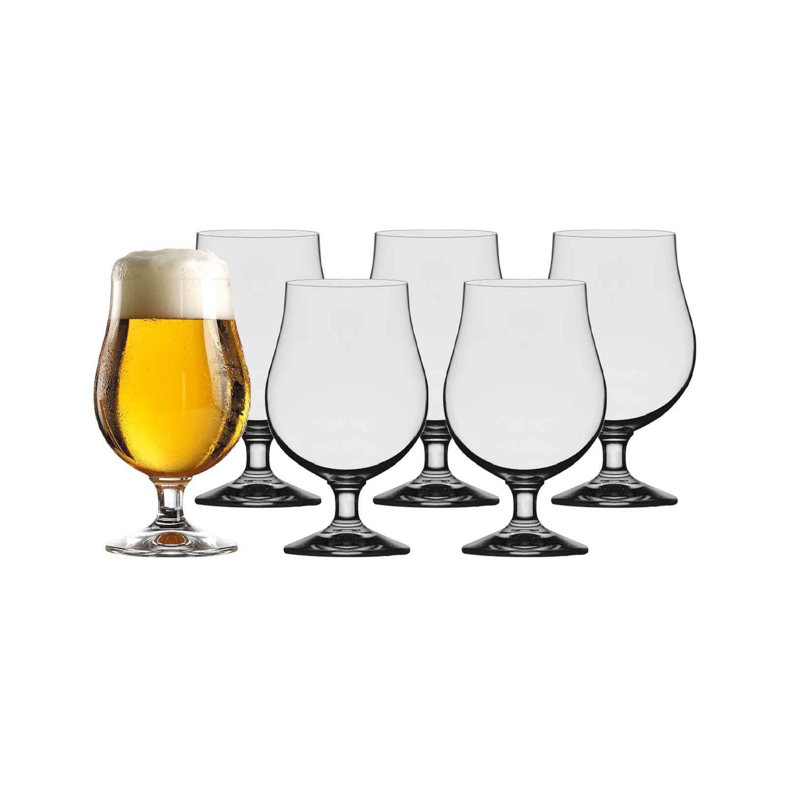 Stölzle Bierglas Berlin Biergläser 330 ml 6er Set, Glas