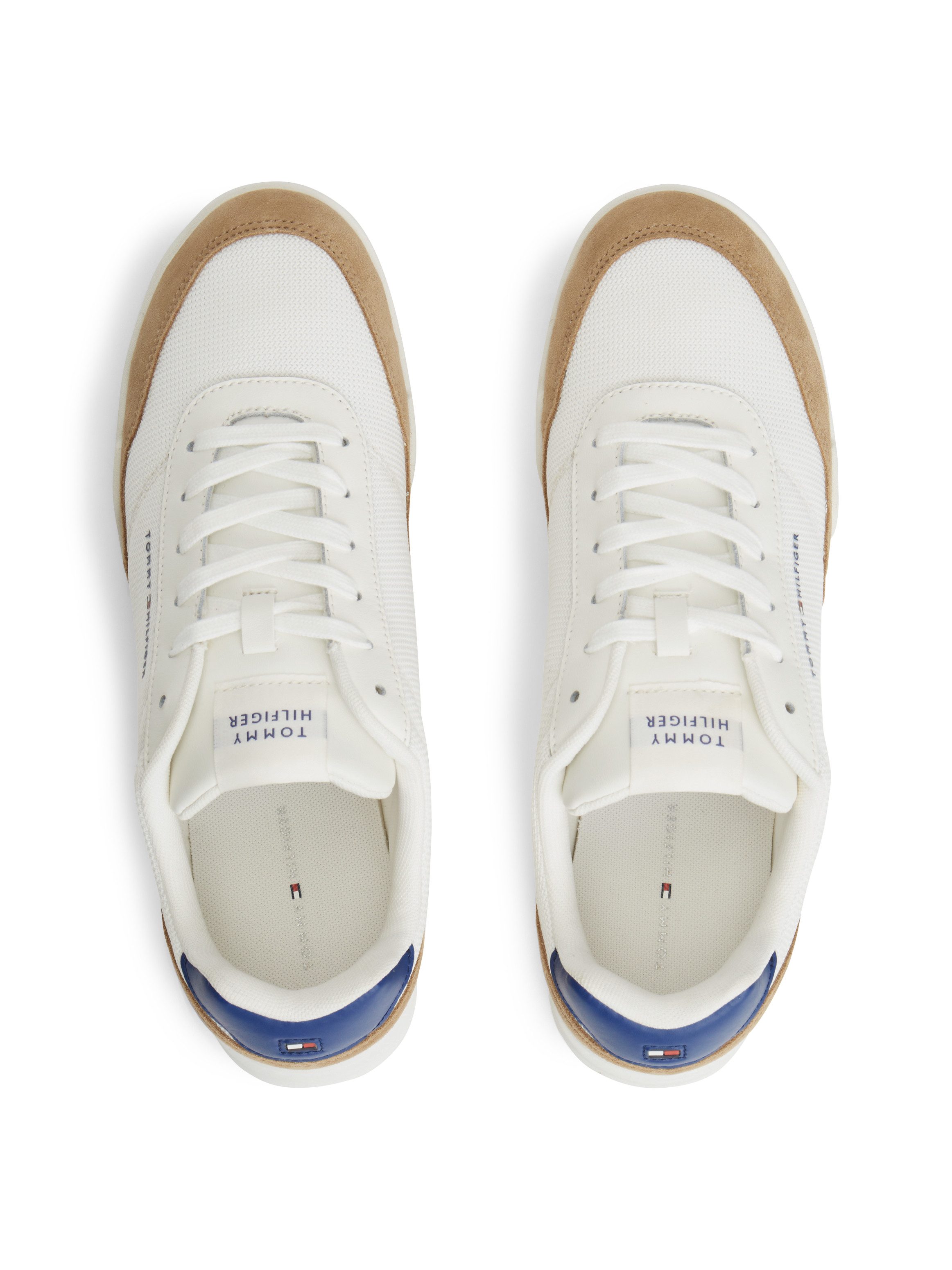 Tommy Hilfiger LO PRO CUPSOLE NYLON SUEDE MIX Sneaker Freizeitschuh, Halbschuh, Schnürschuh mit seitlichem Logo – Bild 5 von 5
