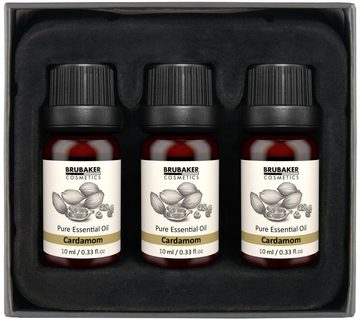 BRUBAKER Duftöl 3er-Set Kardamon Öl - Ätherische Öle Aromatherapie (Naturrein & Vegan, 3 x 10 ml), Ätherische Öle Aromatherapie Geschenkset
