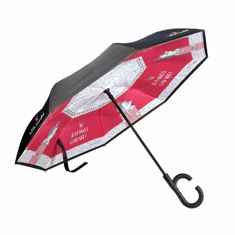 Goebel Upside Down Regenschirm Barbara Freundlieb - Ich muss gar nix