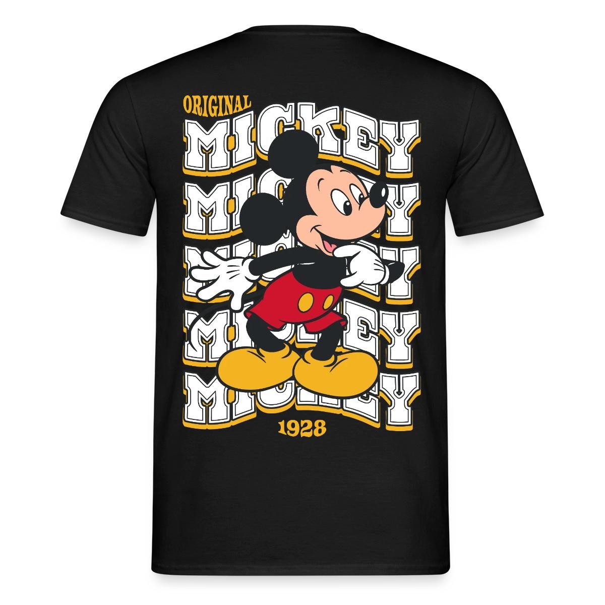 Spreadshirt T-Shirt Mickey & Minnie Mickey Mouse Original 1928 Männer T-Shirt (1-tlg)