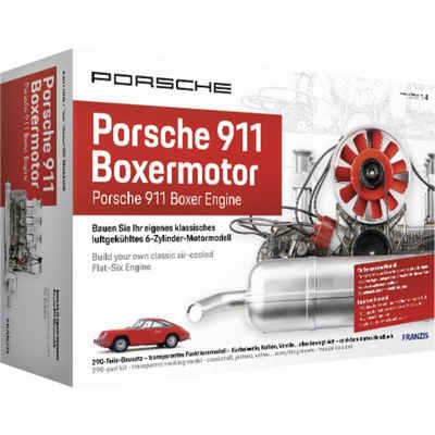 Franzis Modellbausatz Porsche, Ausführung in englischer Sprache, Ausführung in deutscher Sprache