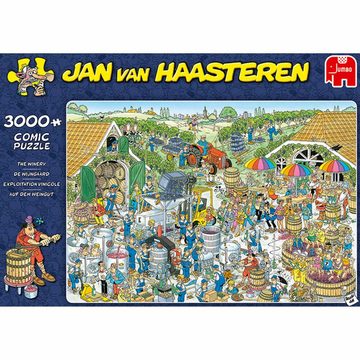 Jumbo Spiele Puzzle Jan van Haasteren - Weingut 3000 Teile, 3000 Puzzleteile