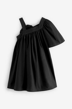 Next Partykleid One-Shoulder-Kleid mit Ansteckblume (1-tlg)