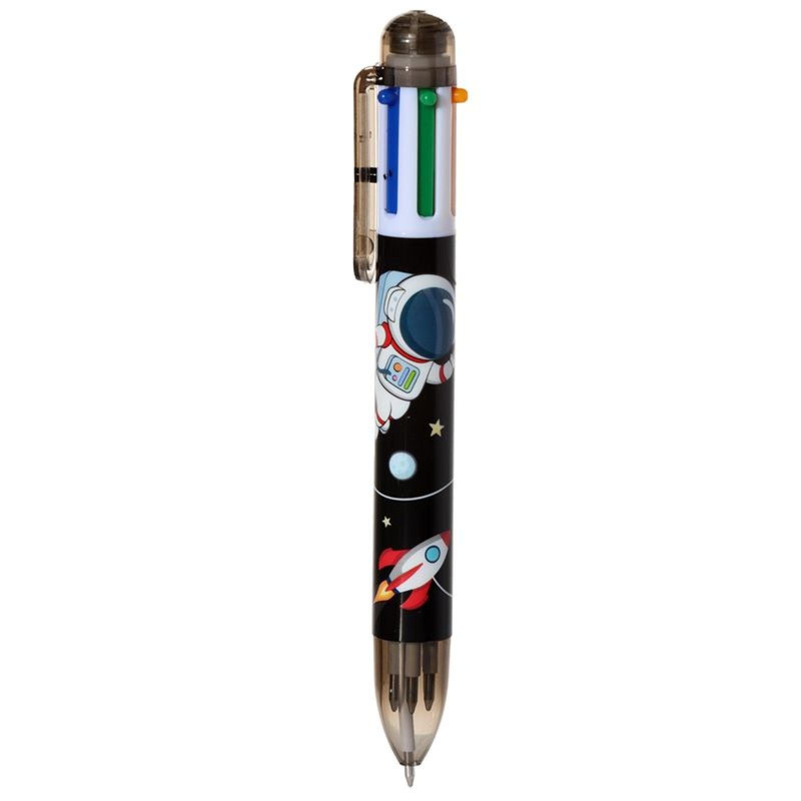 Stift Weltraum Farben) Kugelschreiber Space Hello (pro Puckator (6 Stück) Mehrfarbiger