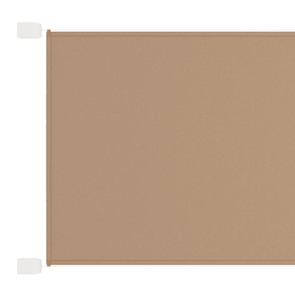 vidaXL Senkrechtmarkise Senkrechtmarkise Taupe 60x1000 cm günstig online kaufen