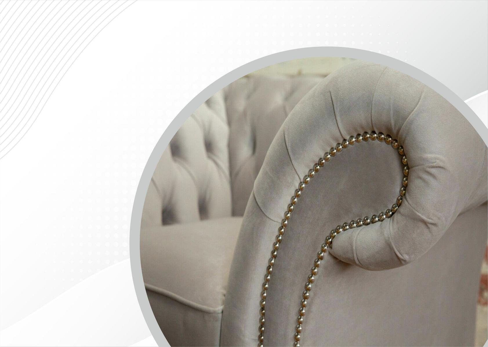JVmoebel Chesterfield-Sofa, Chesterfield Couch Design Sofa cm Sitzer 225 3