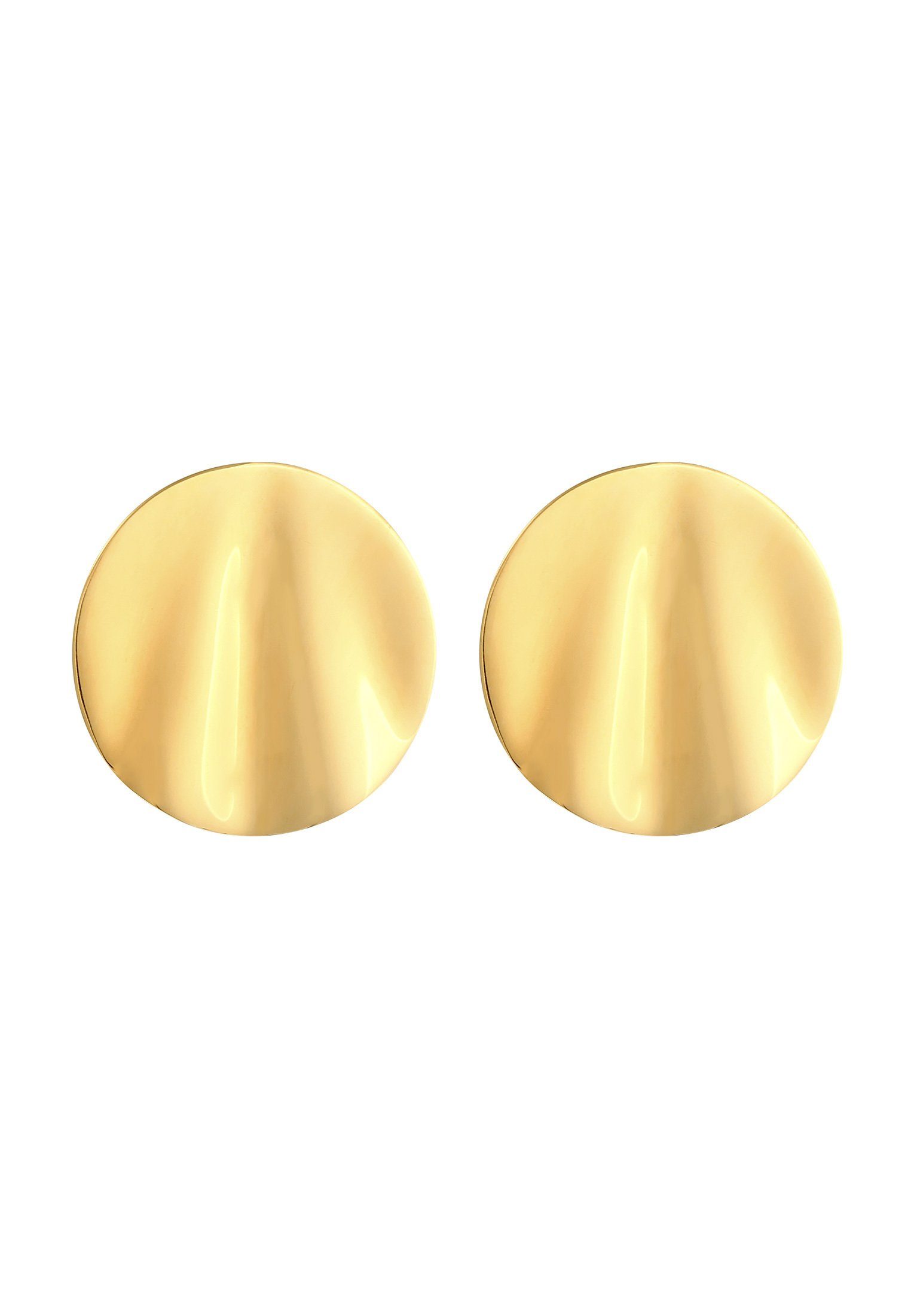 Elli Paar Ohrstecker Ohrstecker Disc Plättchen günstig online kaufen