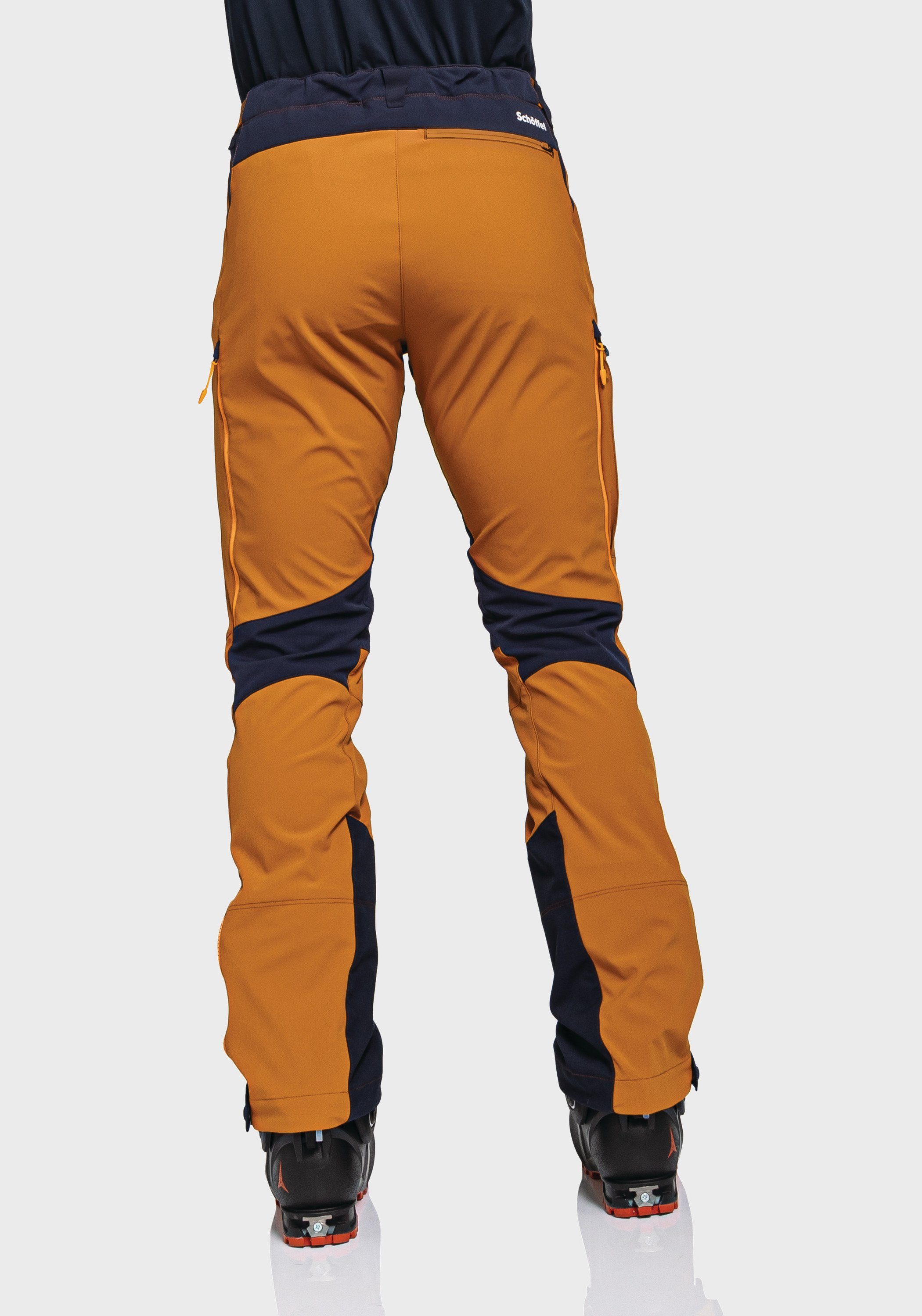 M Softshell orange Schöffel Outdoorhose Matrei Pants