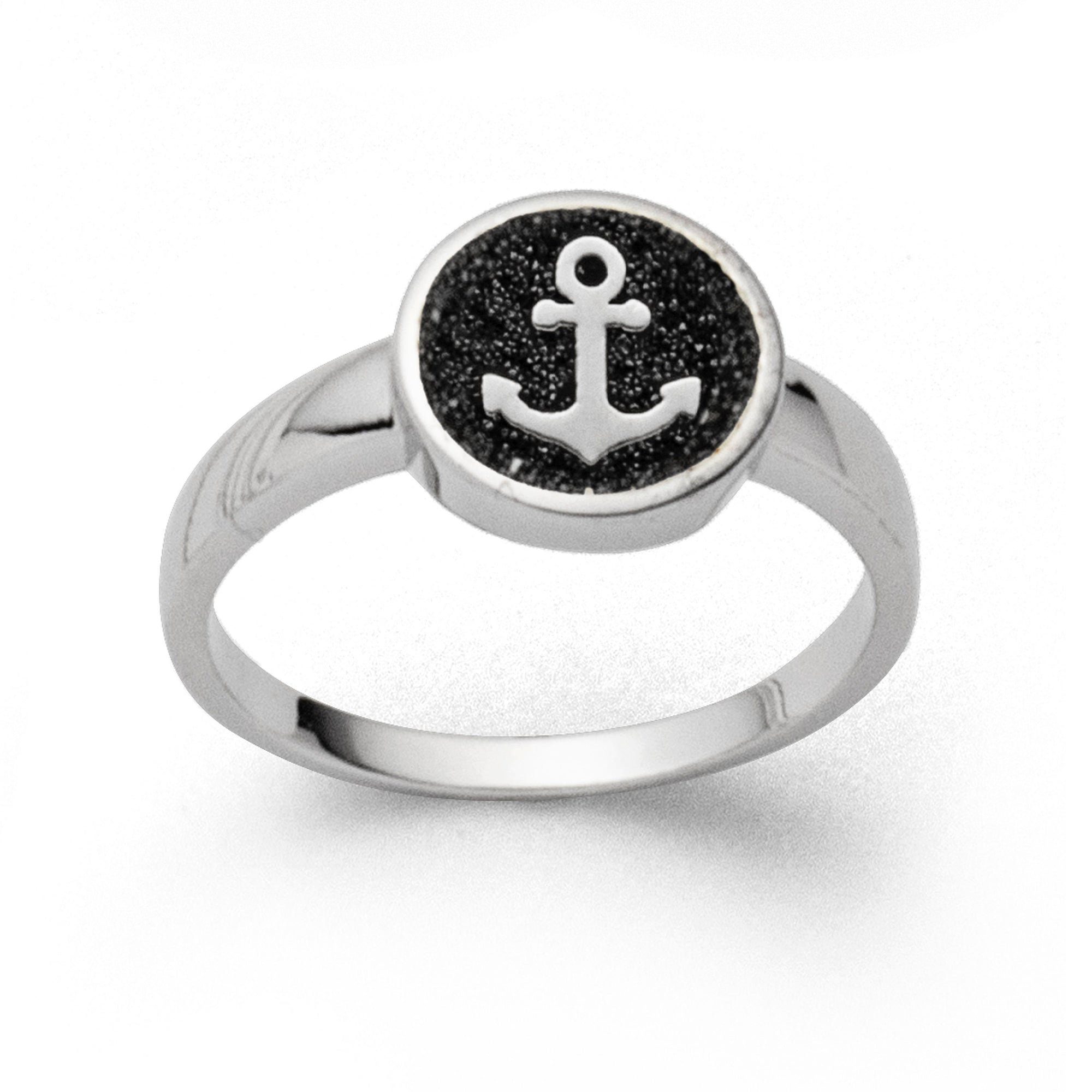 Fingerring DUR Schmuck: Ring "Hoffnung 2.0" mit Lavasand R5712