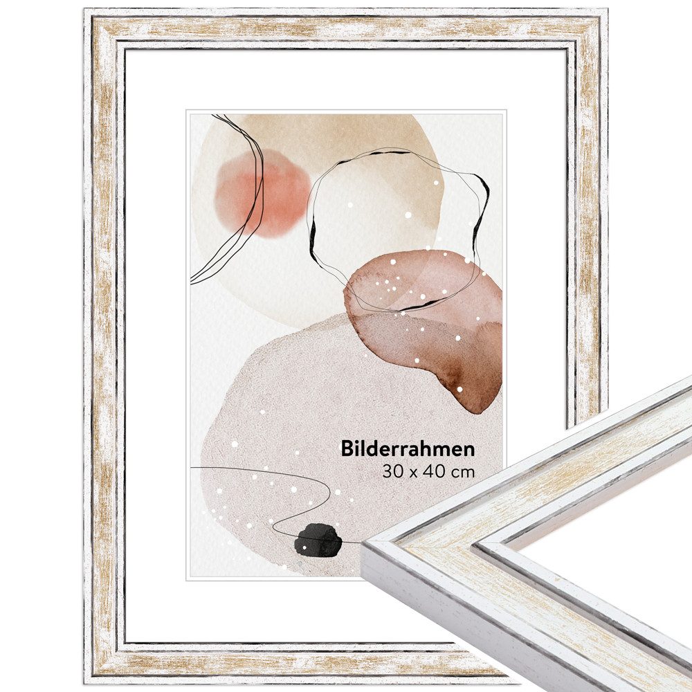 WANDStyle Bilderrahmen H460, Gold, aus Massivholz günstig online kaufen