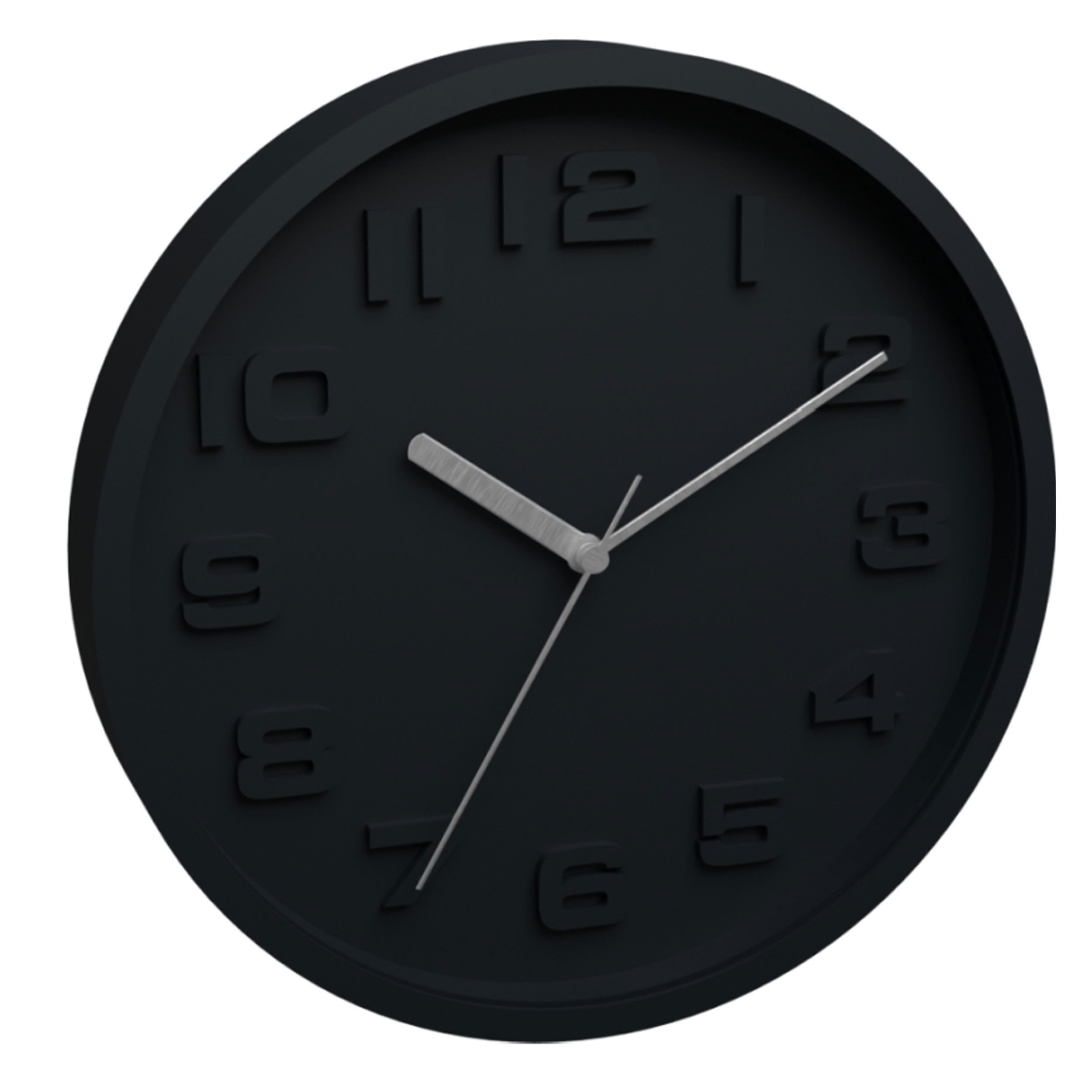 Wanduhr Wanduhr Schwarz 30 cm