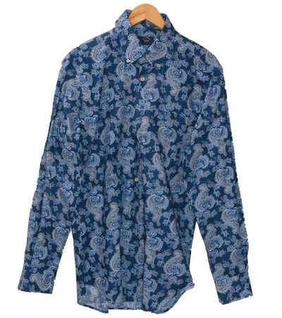 PAUL & SHARK Hemd »PAUL & SHARK Sommer-Hemd cooles Herren Freizeit-Hemd Mode-Hemd Made in Italy Blau«