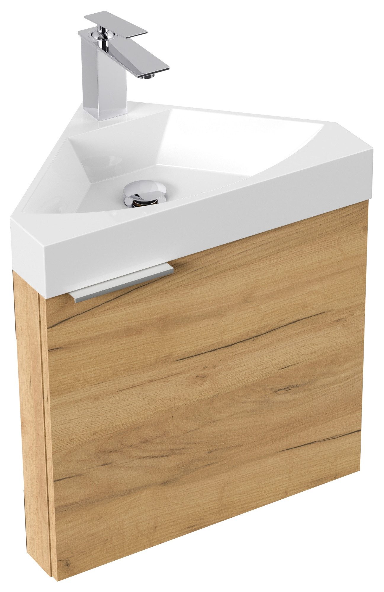 Magnolia Home Waschtisch Gäste WC Eckbadmöbel günstig online kaufen