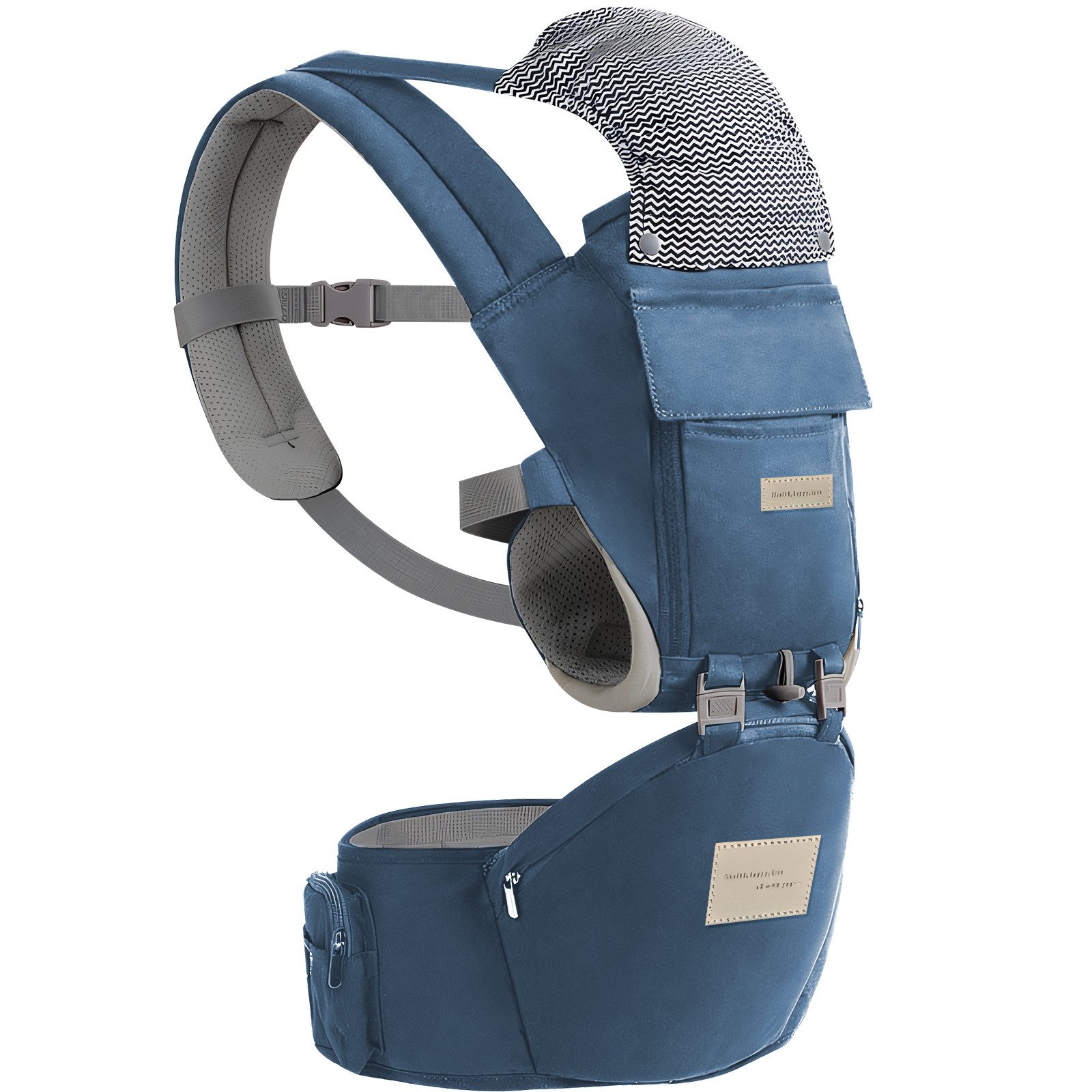 Babytrage ab geburt mit kaputze, 3 in 1 Tragetasche Baby für 3-15kg