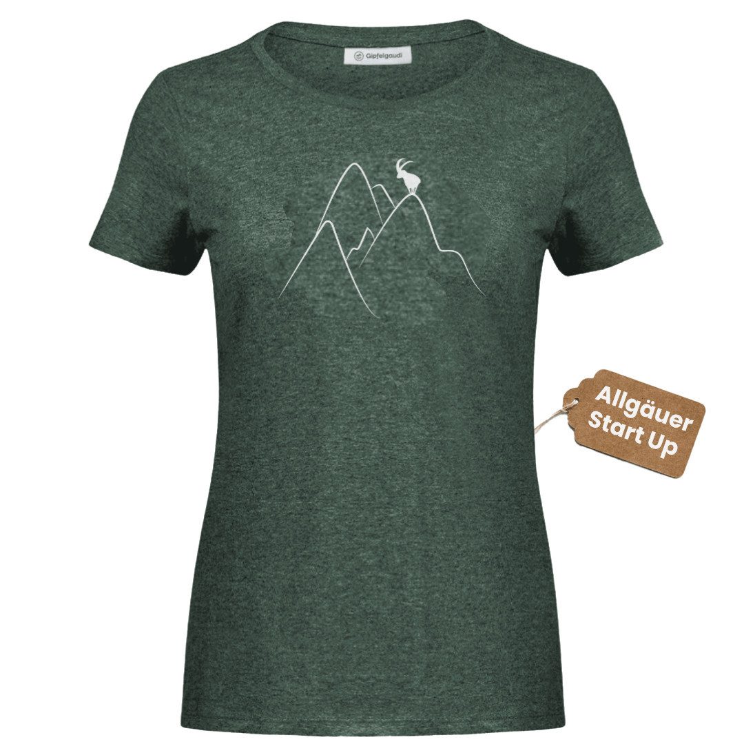 Gipfelgaudi Funktionsshirt Bergsehnsucht Funktionsshirt Frauen