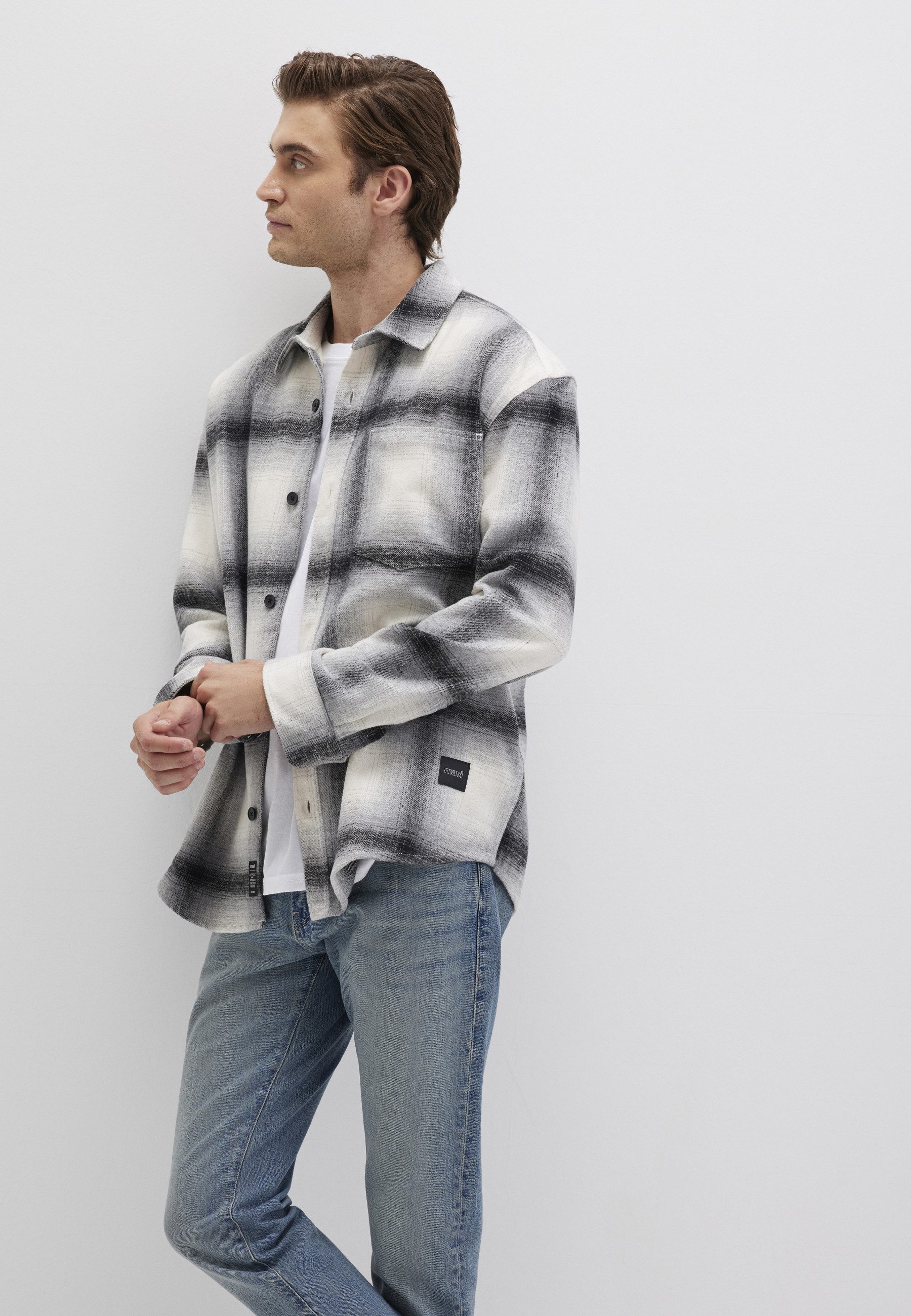 Mavi Langarmhemd CHECK SHIRT Karo Overshirt