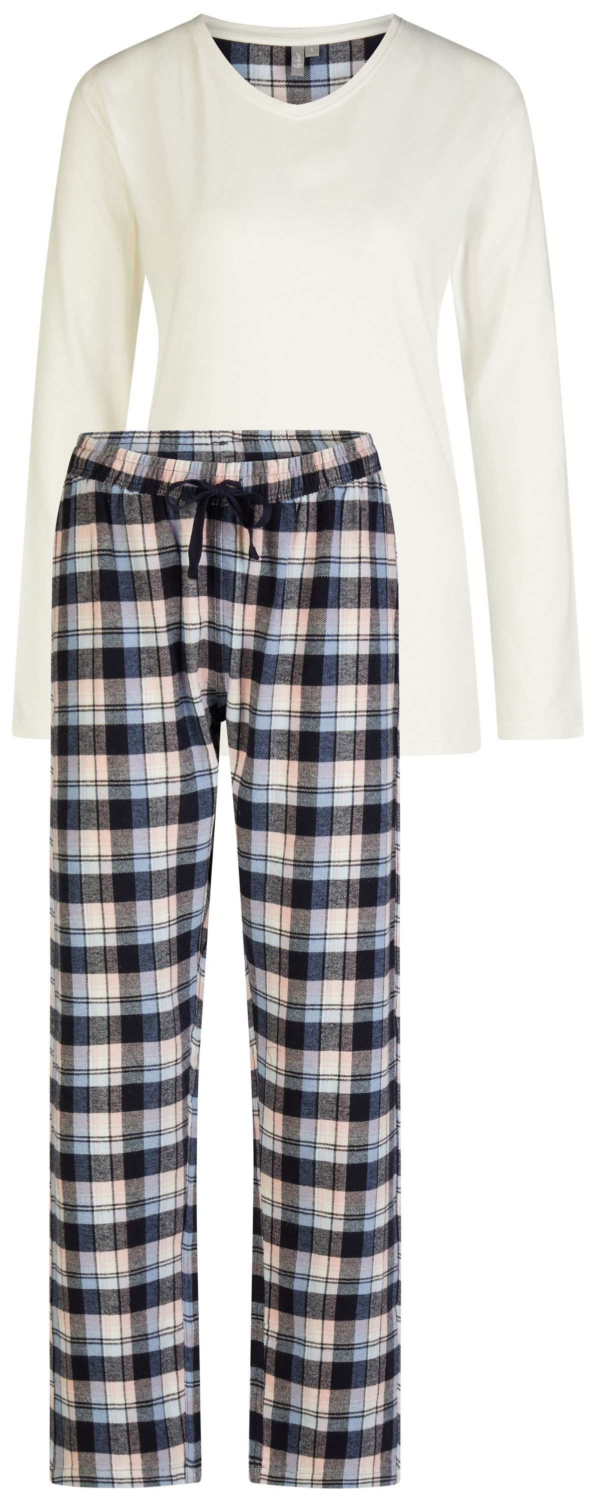 By Louise Schlafanzug Snug Winter (Set, 2 tlg., 2-teilig) Damen Pyjama Flan günstig online kaufen