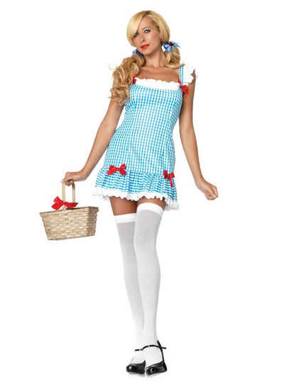 Leg Avenue Kostüm Sexy Sommerkleid Dorothy, Luftiges Kleidchen mit verführerisch knappem Rock