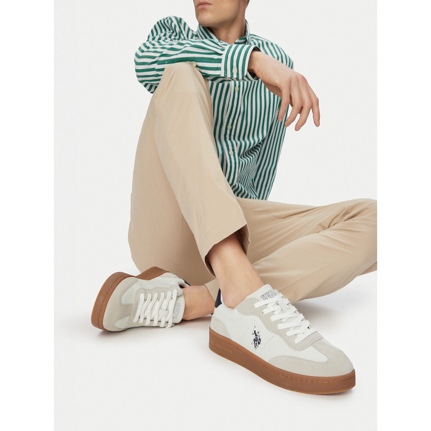 U.S. Polo Assn. US Polo Assn Herren-Sneaker in Weiß Sneaker