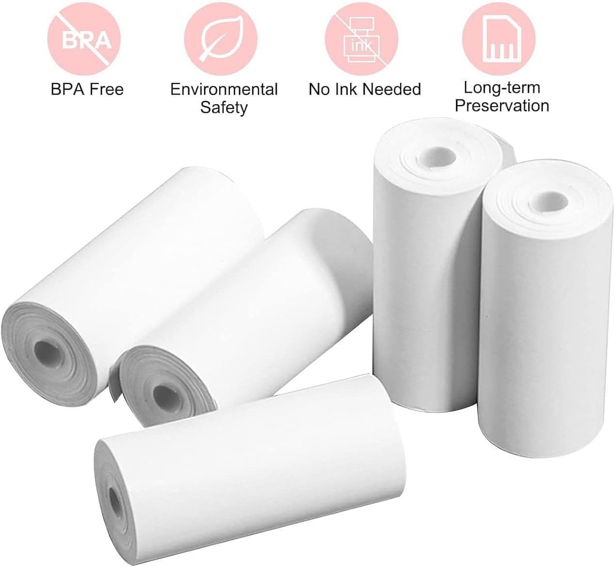 FELIXLEO Kopierpapier Thermopapier für Kinder Sofortbildkameras Nachfülldruckpapier