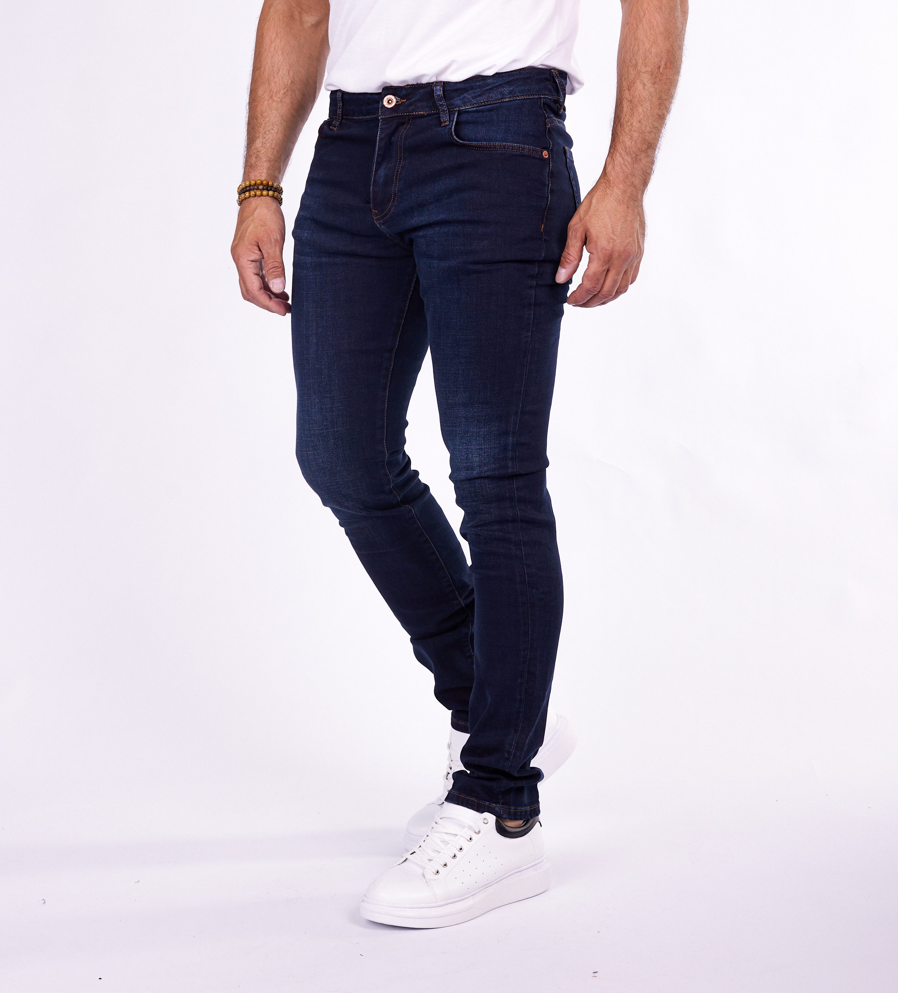 Denim Distriqt Slim-fit-Jeans Herren Regular Fit Jeanshose mit Stretch Dunk günstig online kaufen
