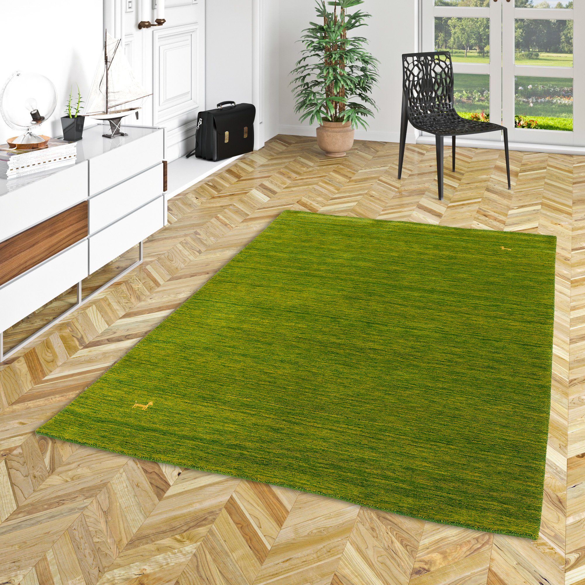 Pergamon Wollteppich Natur Teppich Indo Nepal günstig online kaufen