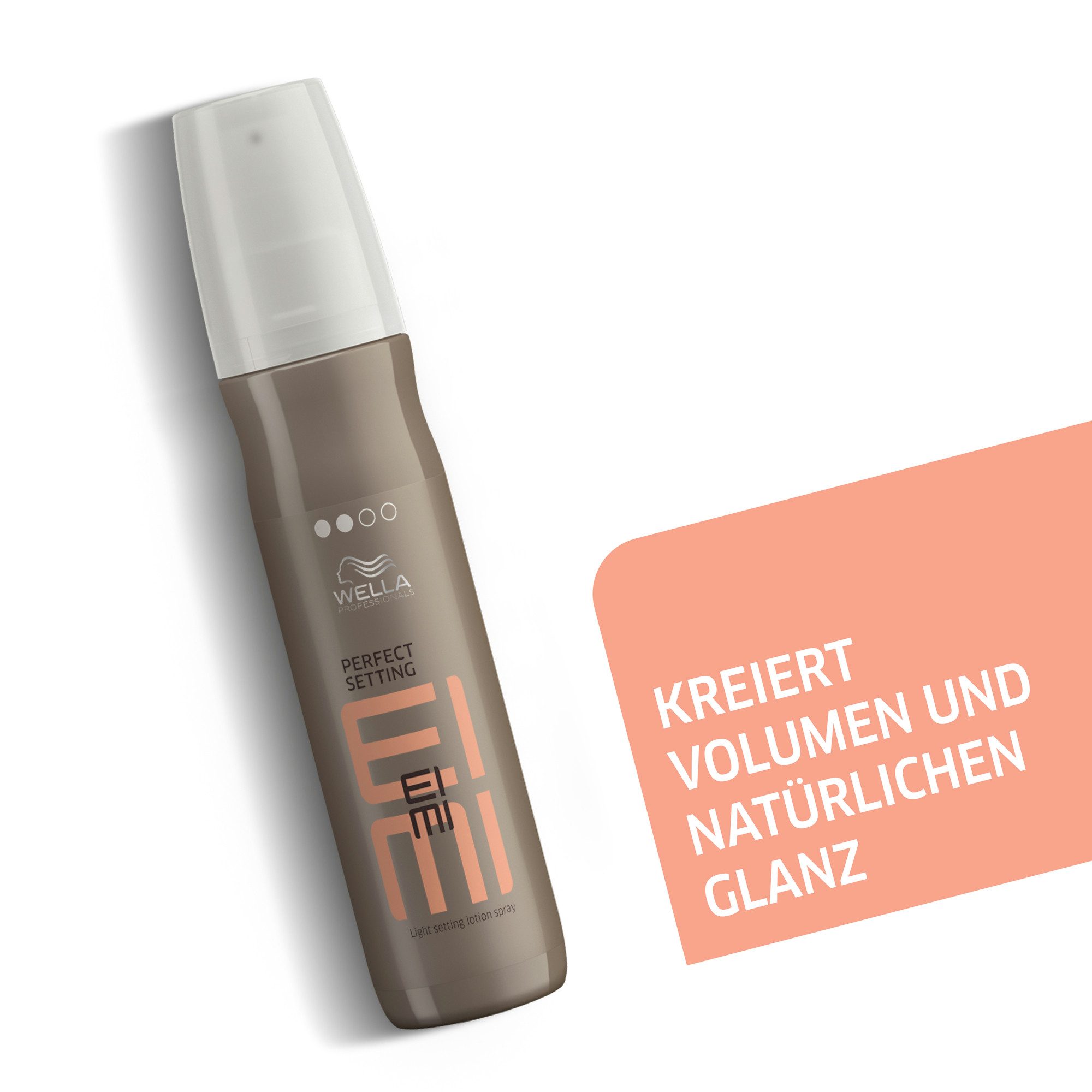Wella Professionals Volumenspray EIMI PERFECT SETTING, mittlerer Halt, mehr Volumen, ultimativer Glanz, schützt vor Föhnhitze