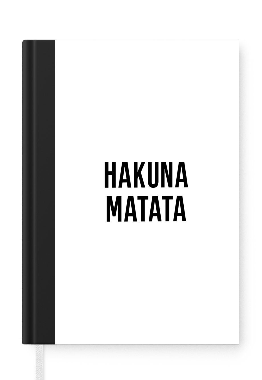 MuchoWow Notizbuch Zitate - Hakuna matata - Kinder - Baby - Text, Journal, Merkzettel, Tagebuch, Notizheft, A5, 98 Seiten, Haushaltsbuch