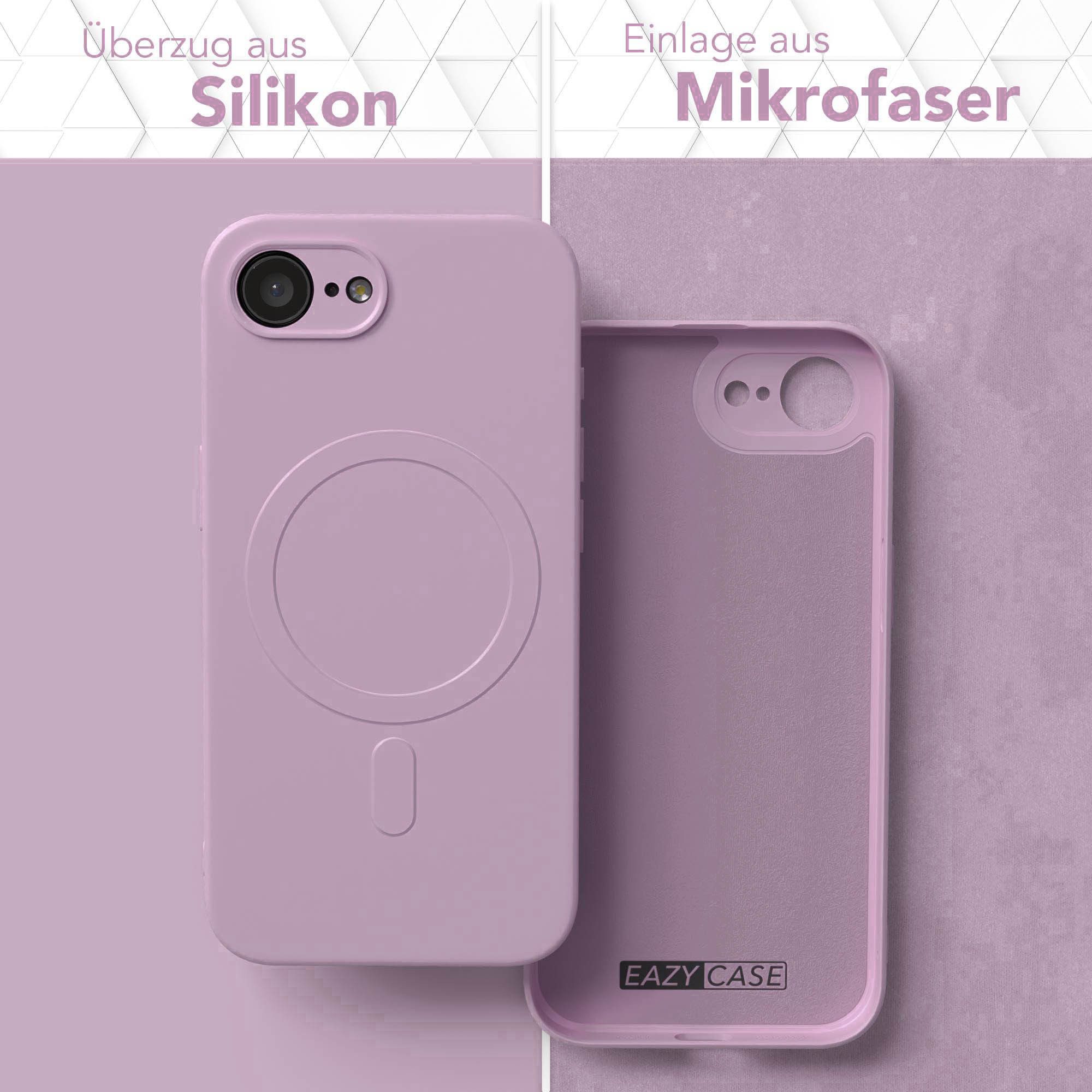 EAZY CASE Handyhülle TPU Hülle mit MagSafe für Apple iPhone 17e 6,1 Zoll, MagSafe Slimcover Kameraschutz Qi-Charging Softcover weich Flieder