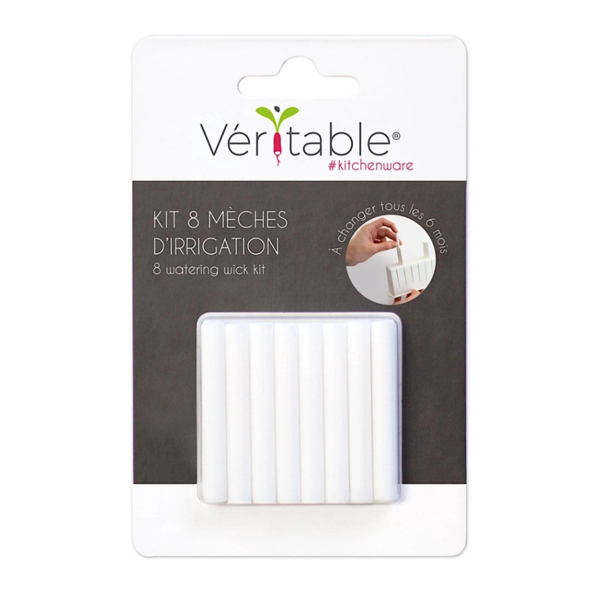 Veritable Anzuchttopf Véritable 8 irrigation wick set (1 St)