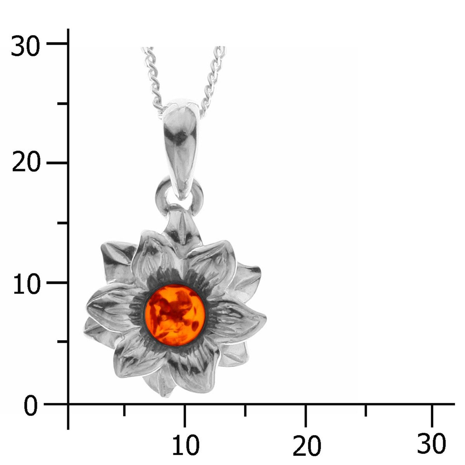 OSTSEE-SCHMUCK Kette mit Anhänger Ostsee-Schmuck Kette mit Anhänger Blüte K günstig online kaufen