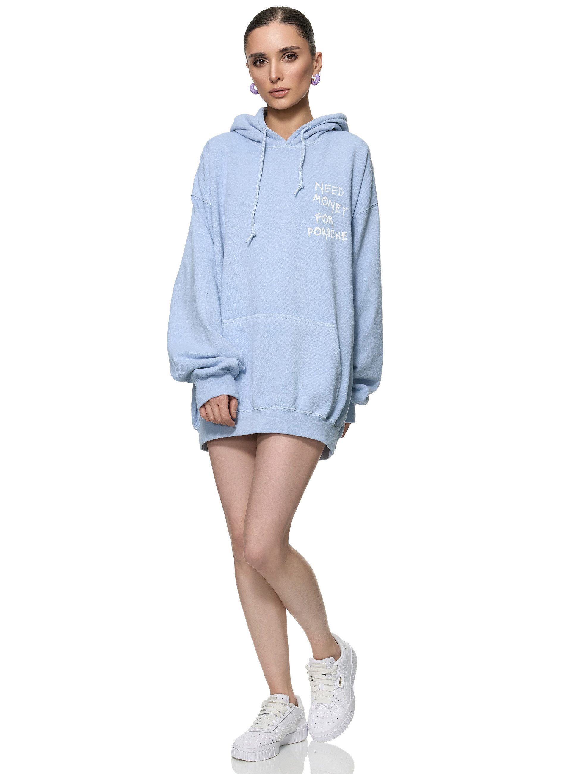 Worldclassca Hoodie Worldclassca Oversized NEED MONEY Hoodie Kapuzenpullover Sweatshirt