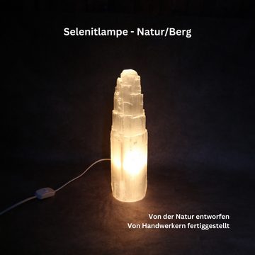 Heimtex Salzkristall-Tischlampe