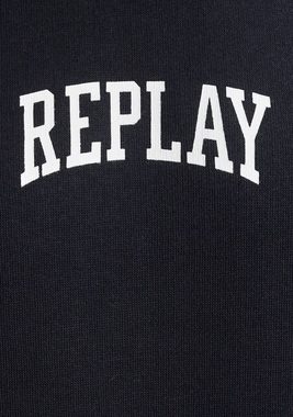 Replay Sweatshirt mit Markenprint