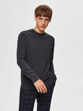 SELECTED HOMME Strickpullover SLHBERG CREW NECK NOOS