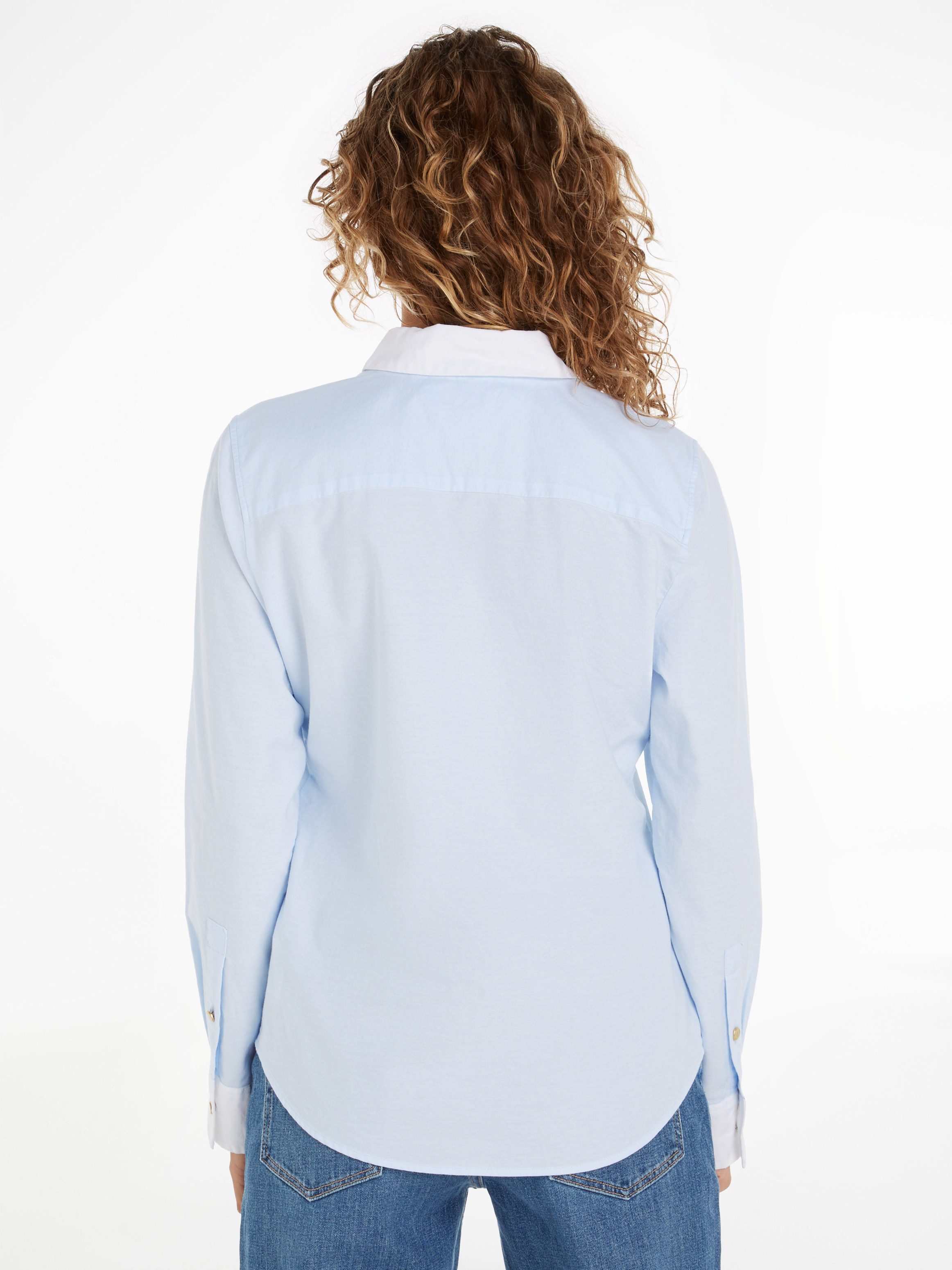 Tommy Hilfiger Hemdbluse GOLD BUTTON REGULAR günstig online kaufen