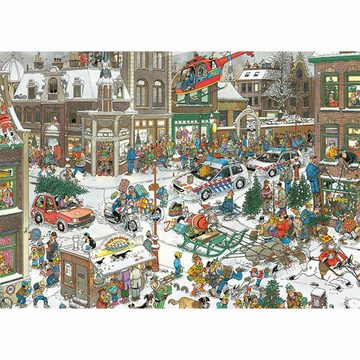 Jumbo Spiele Puzzle Jan van Haasteren - Weihnachten 1000 Teile, 1000 Puzzleteile