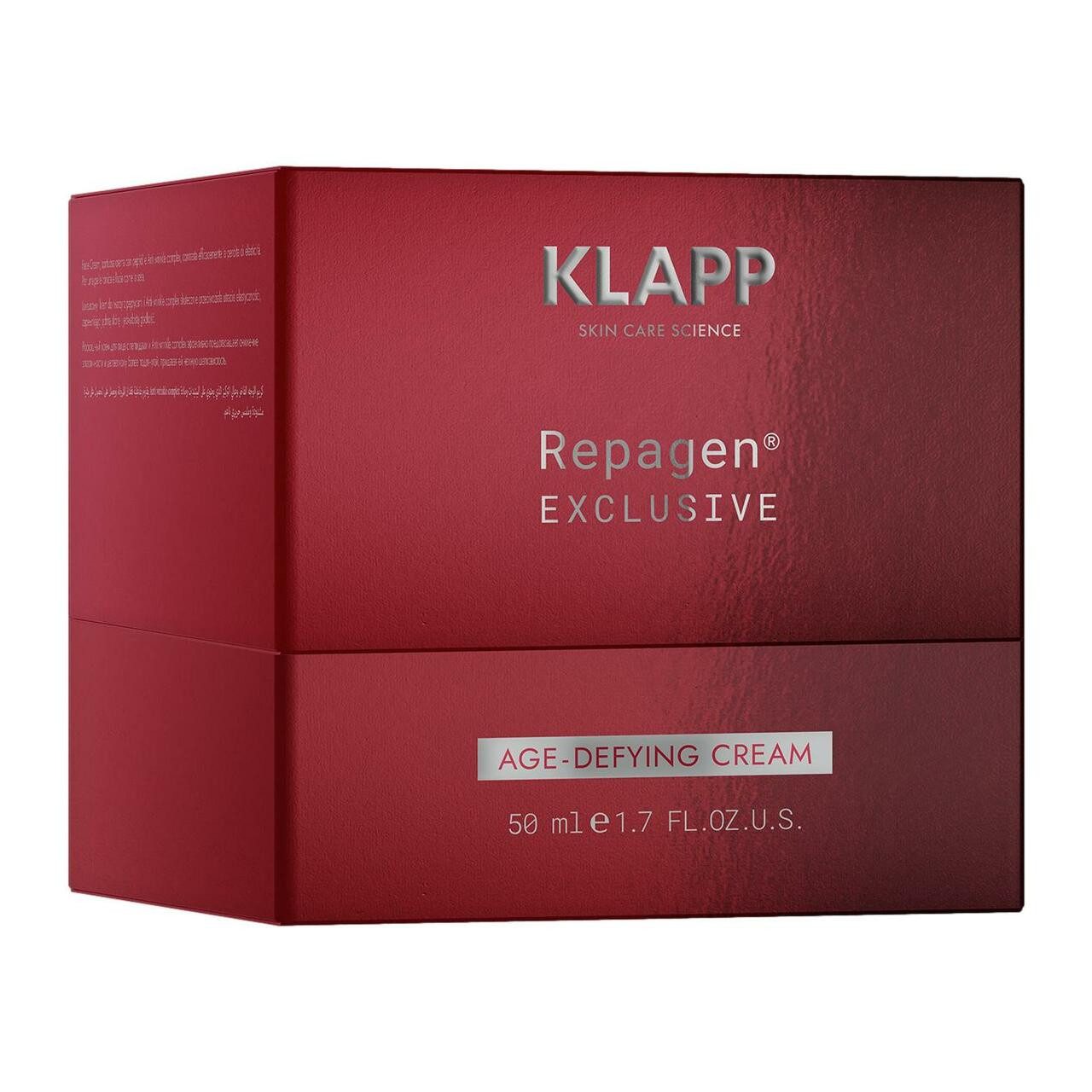 Klapp Cosmetics Anti-Aging-Creme Repagen Exclusive Global Anti-Age Cream, Versorgt die Haut intensiv mit Feuchtigkeit.
