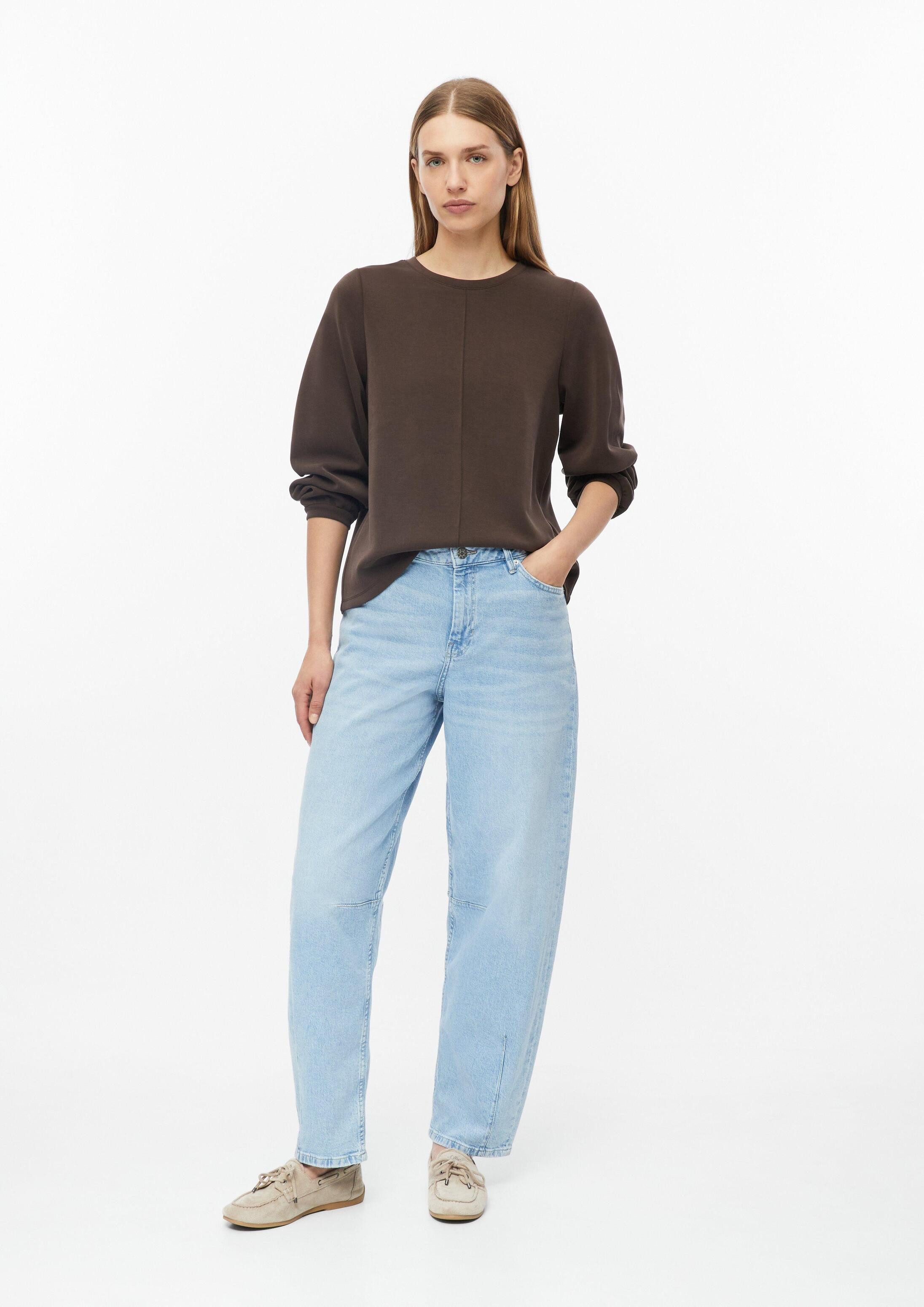s.Oliver Sweatshirt Sweatshirt Scuba-Sweatshirt mit weitem Arm – Bild 5 von 5