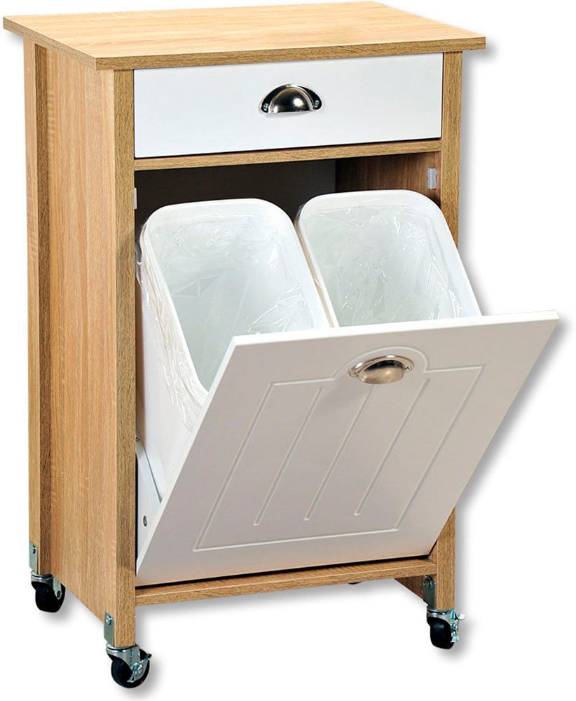 KESPER® Küchenwagen Rollwagen inkl. Abfalleimer günstig online kaufen